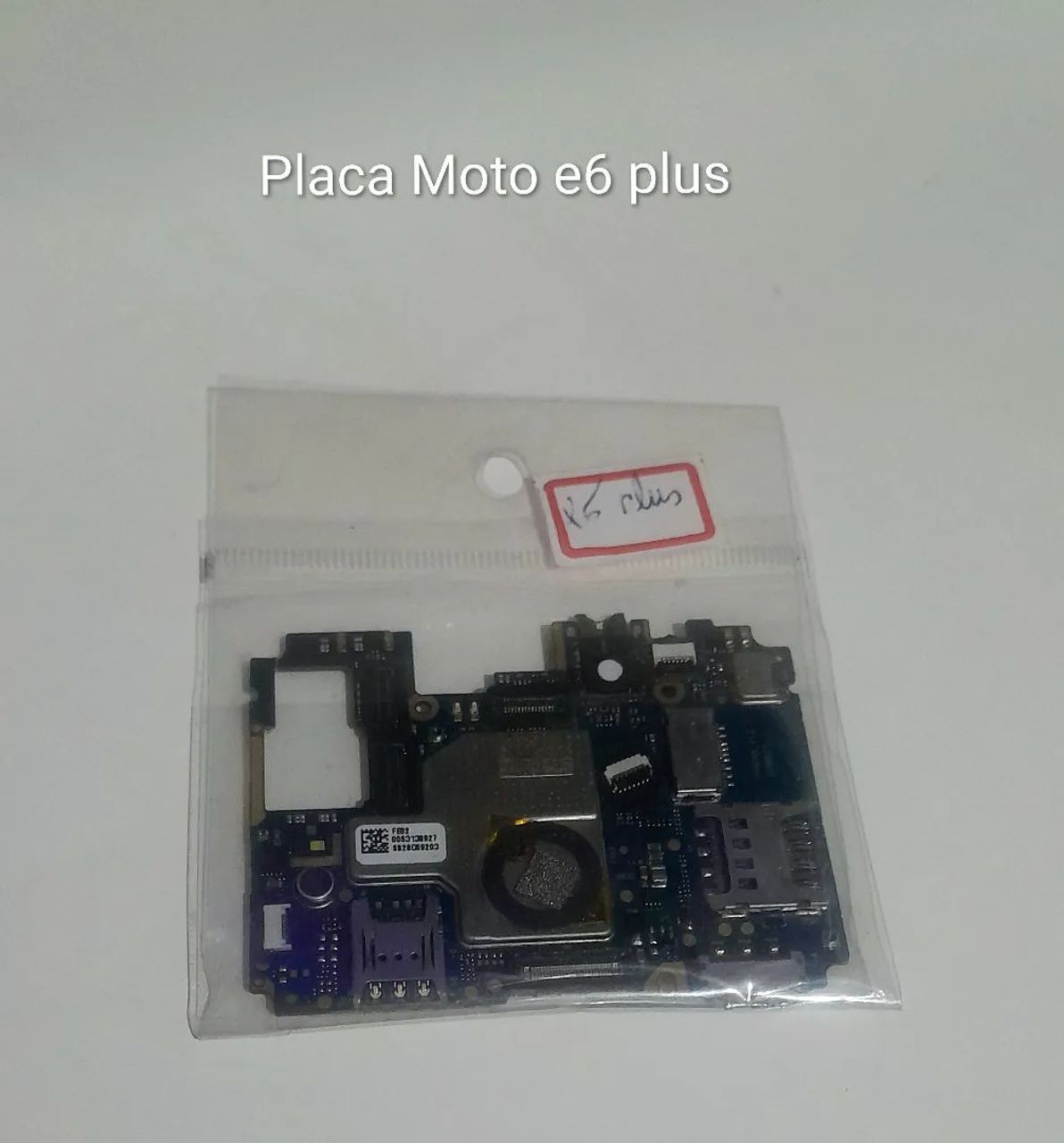 Placa Moto e6 plus