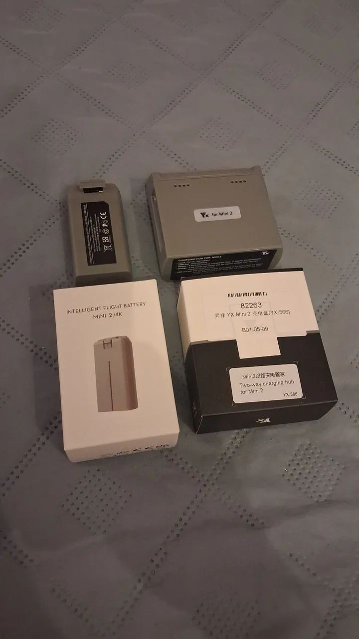 Hub e Bateria Drone DJi Mini 