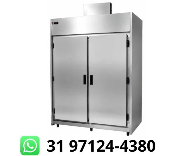 Mini Câmara para Carnes 2 Portas Inox