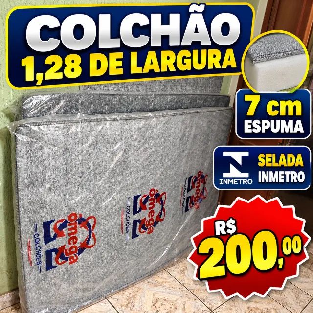 Colchonete Casal 7 cm NOVO