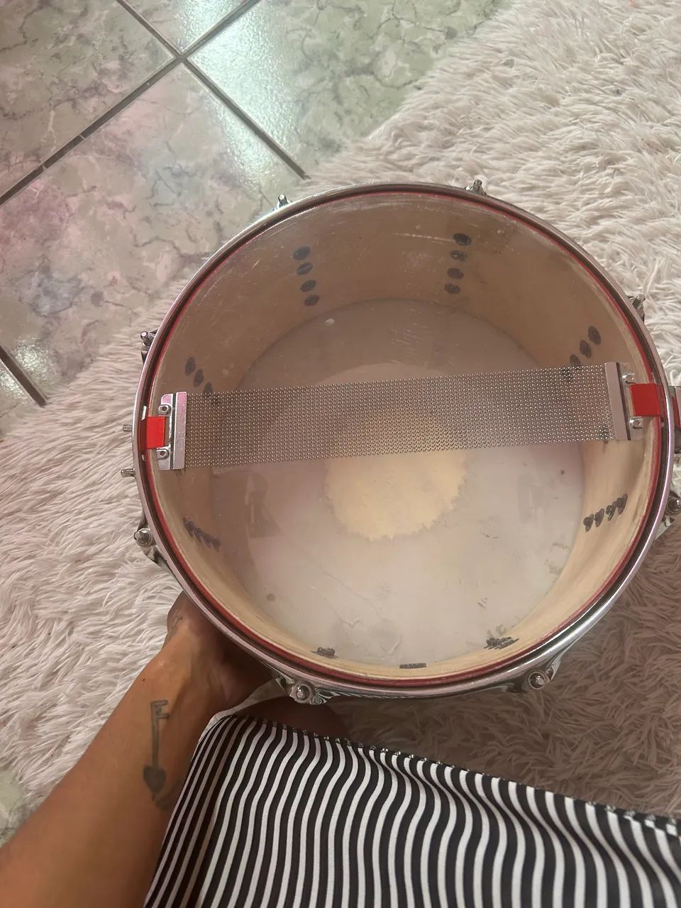 Caixa de Bateria / bolsa e estante para caixa - Foto 3