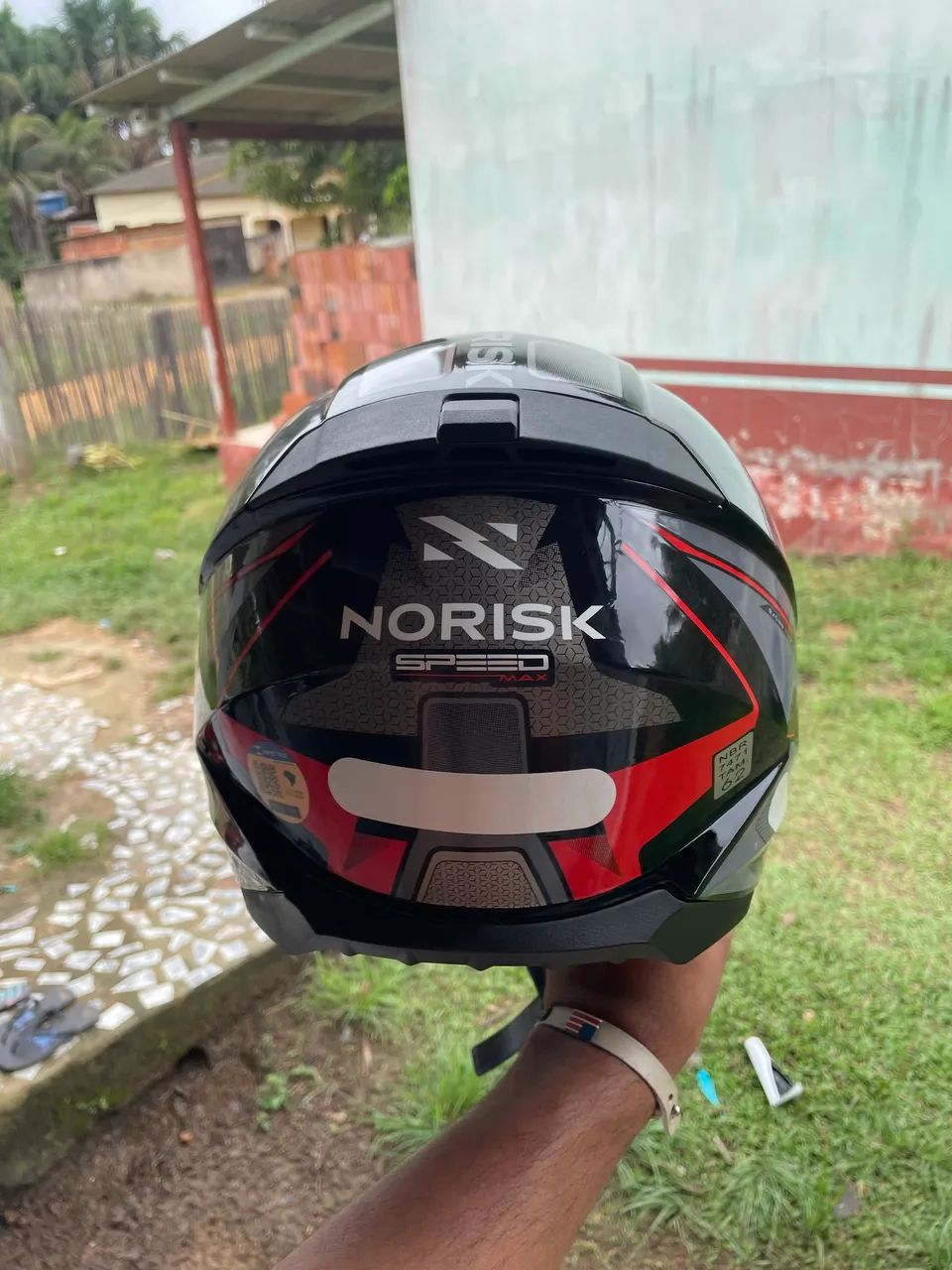 Capacete Norisk Razor Laranja  - Foto 3