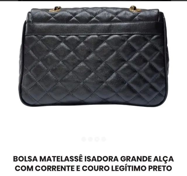 Bolsa couro legítimo  - Foto 3
