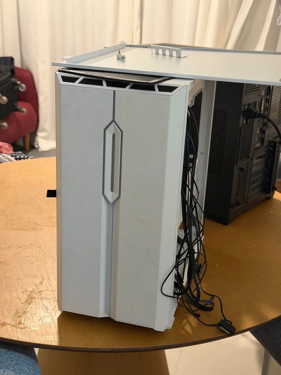 GABINETE GAMER AIGO DARKFLASH DLM 23 BRANCO LATERAL VIDRO - Foto 3