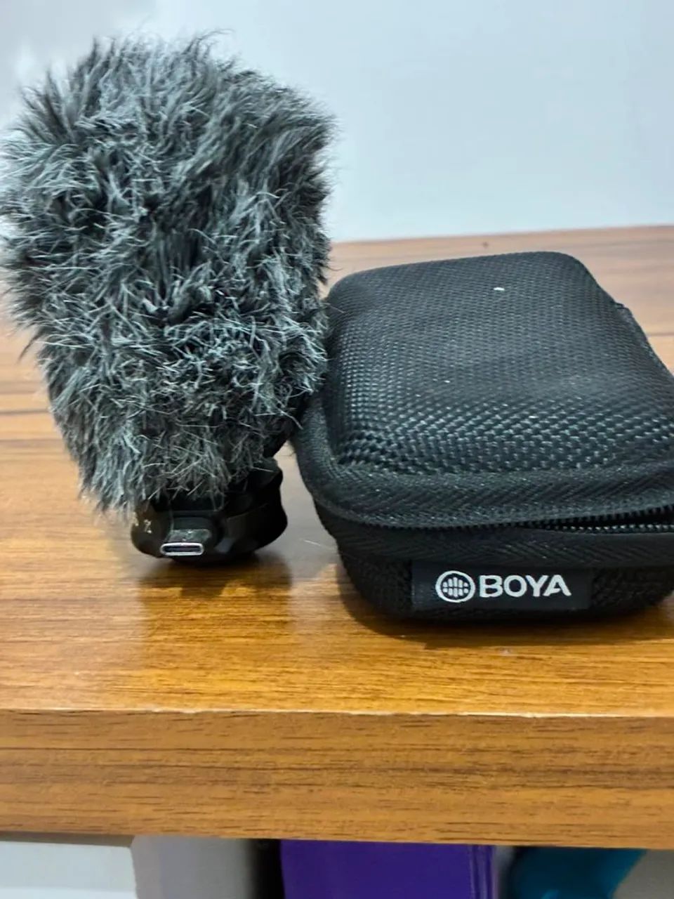 Microfone BOYA BY-DM100 USB-C Original + Estojo