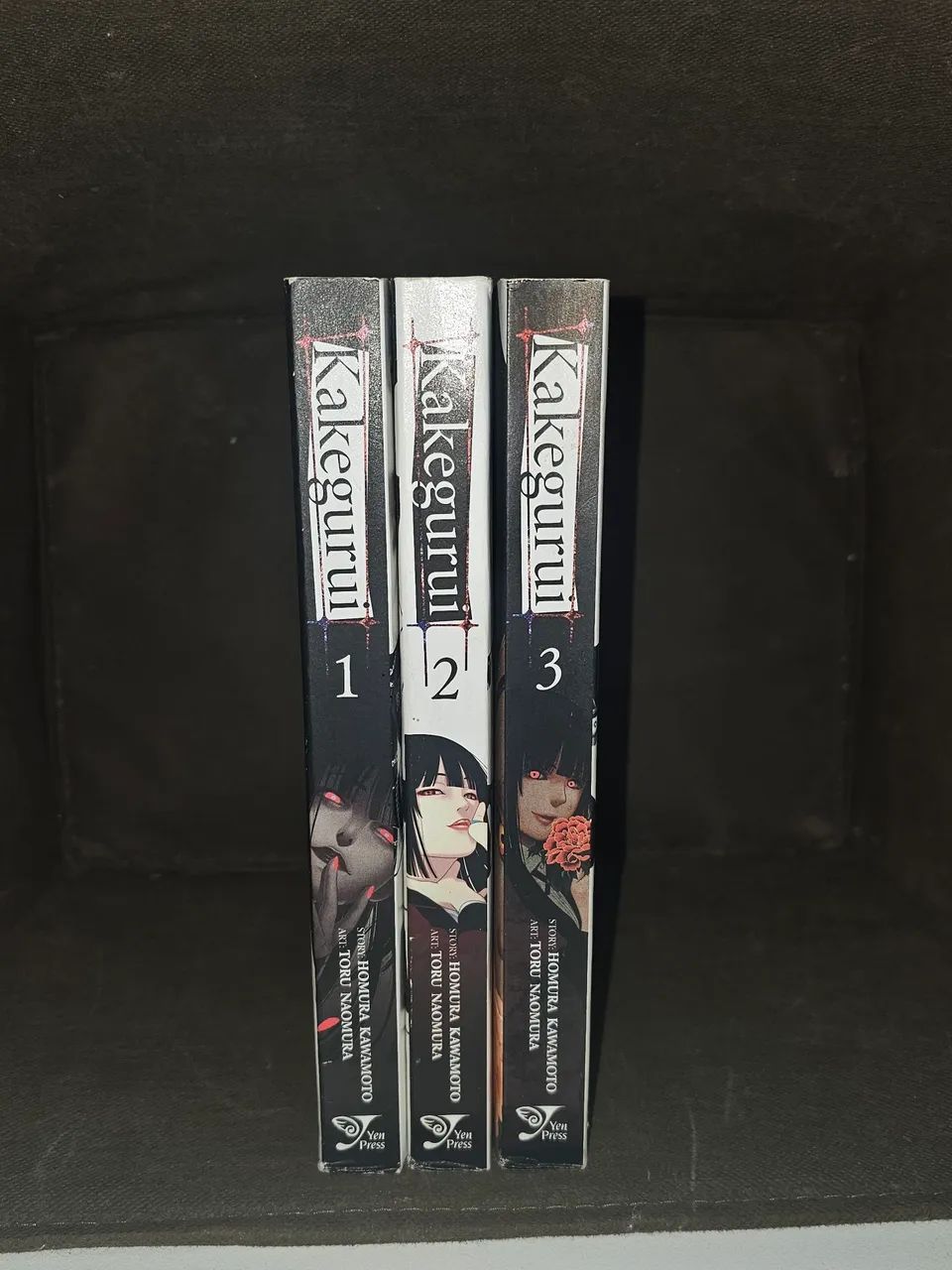Mangás em inglês Kakegurui 1 ao 3