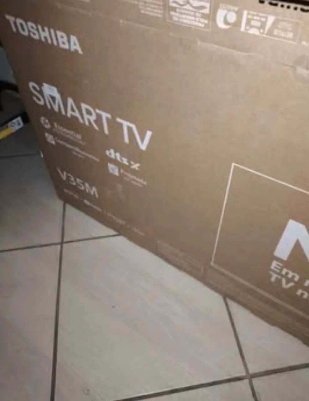 Smart TV Toshiba 40 polegadas Dled inteligência artificial  Novinha,nota fiscal garantia - Foto 3