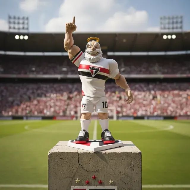 Boneco Mascote São Paulo 3d - Foto 4