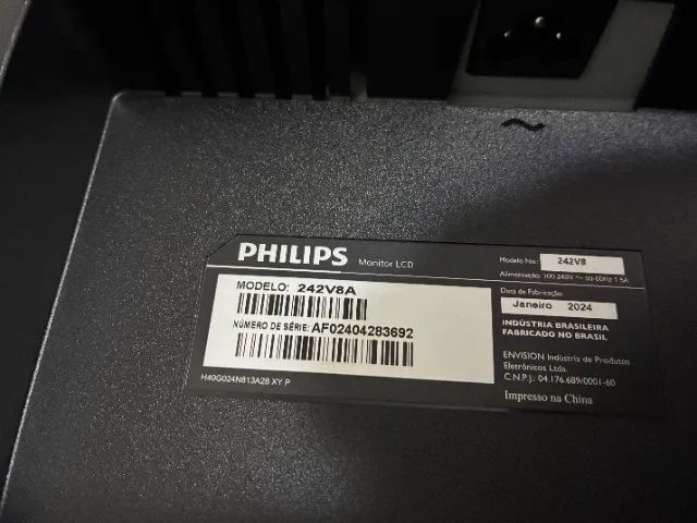 Monitor Philips V-Line 242V8A de 23,8 polegadas - Foto 4