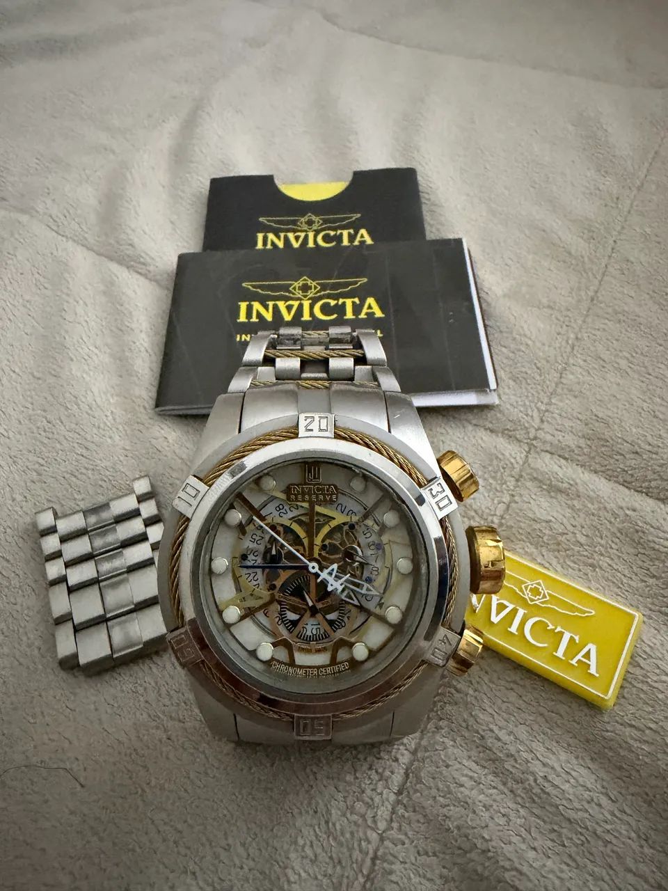 RELÓGIO INVICTA RESERVE BOLT ZEUS SKELETON