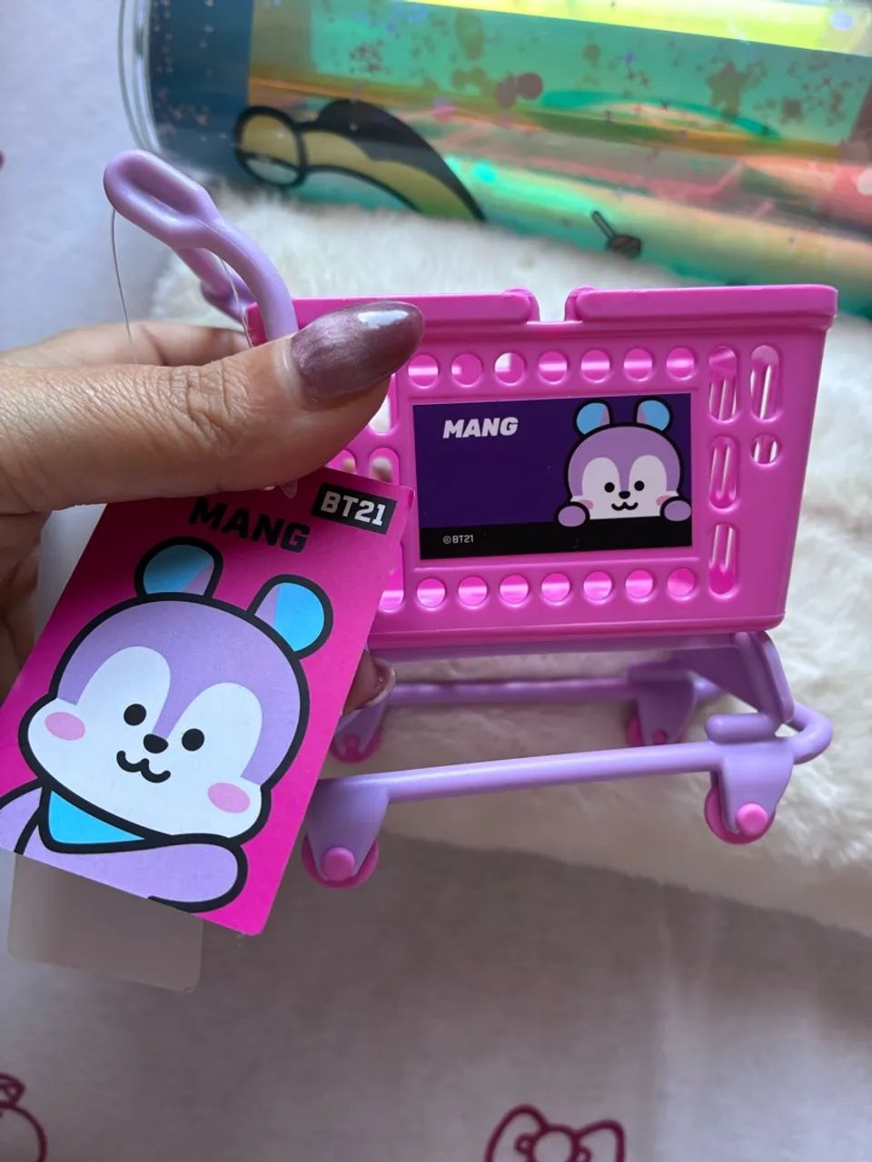 Kit BTS copo e carrinho organizador  - Foto 3