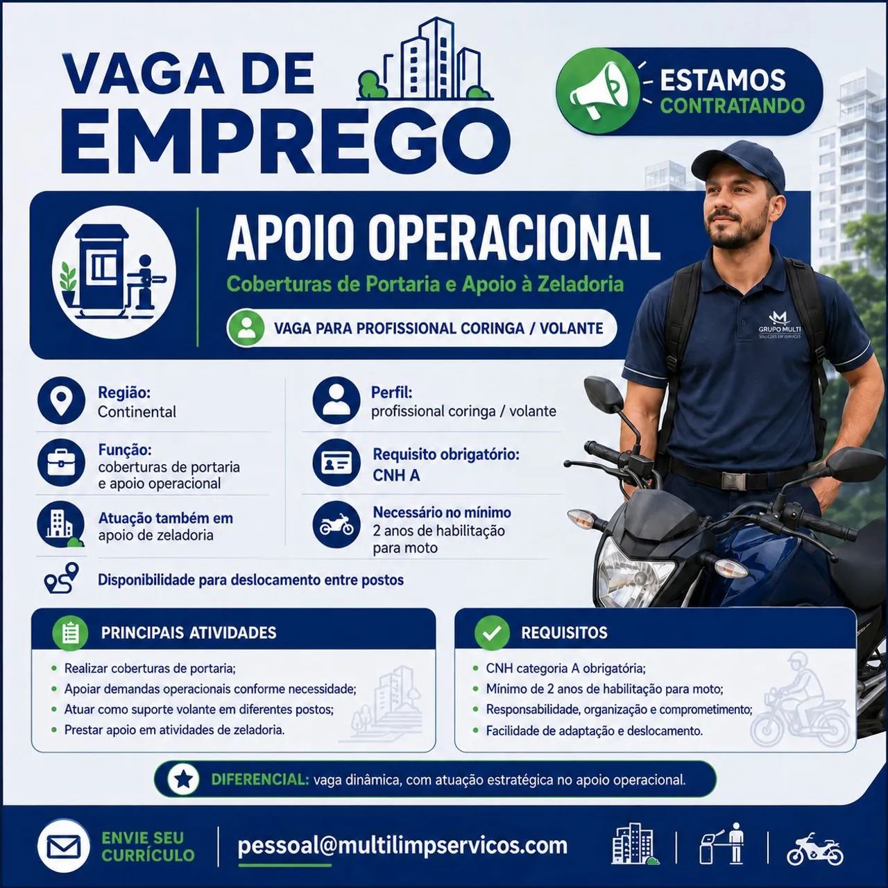 APOIO OPERACIONAL- VOLANTE