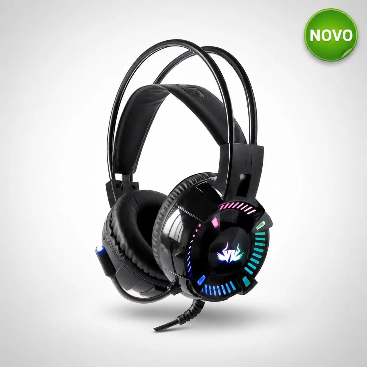 Headset Gamer KP-464 USB P2 LED RGB Com Microfone PC PS4 Xbox - Foto 3