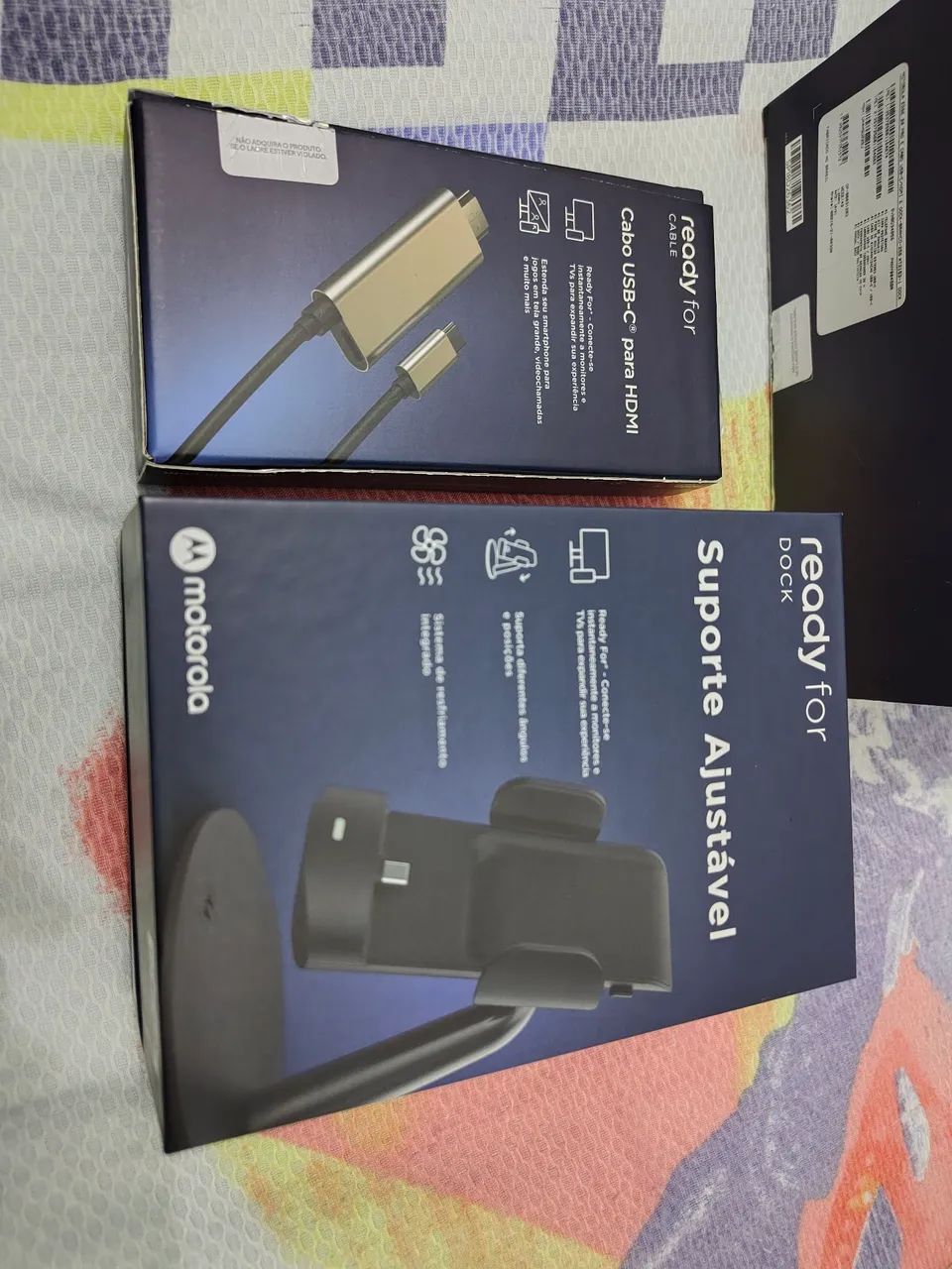 Kit Multimídia Suporte e Cabo HDMI Motorola Original 