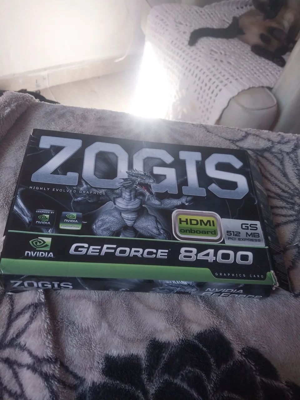 Placa de Vídeo DDR2 GeForce 8400 512MB 