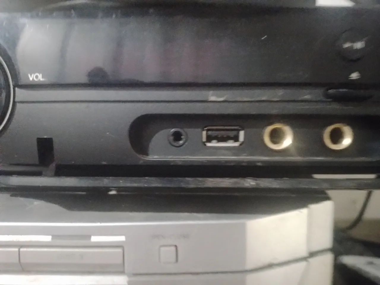 Dvd que pega cd entrada para prever 