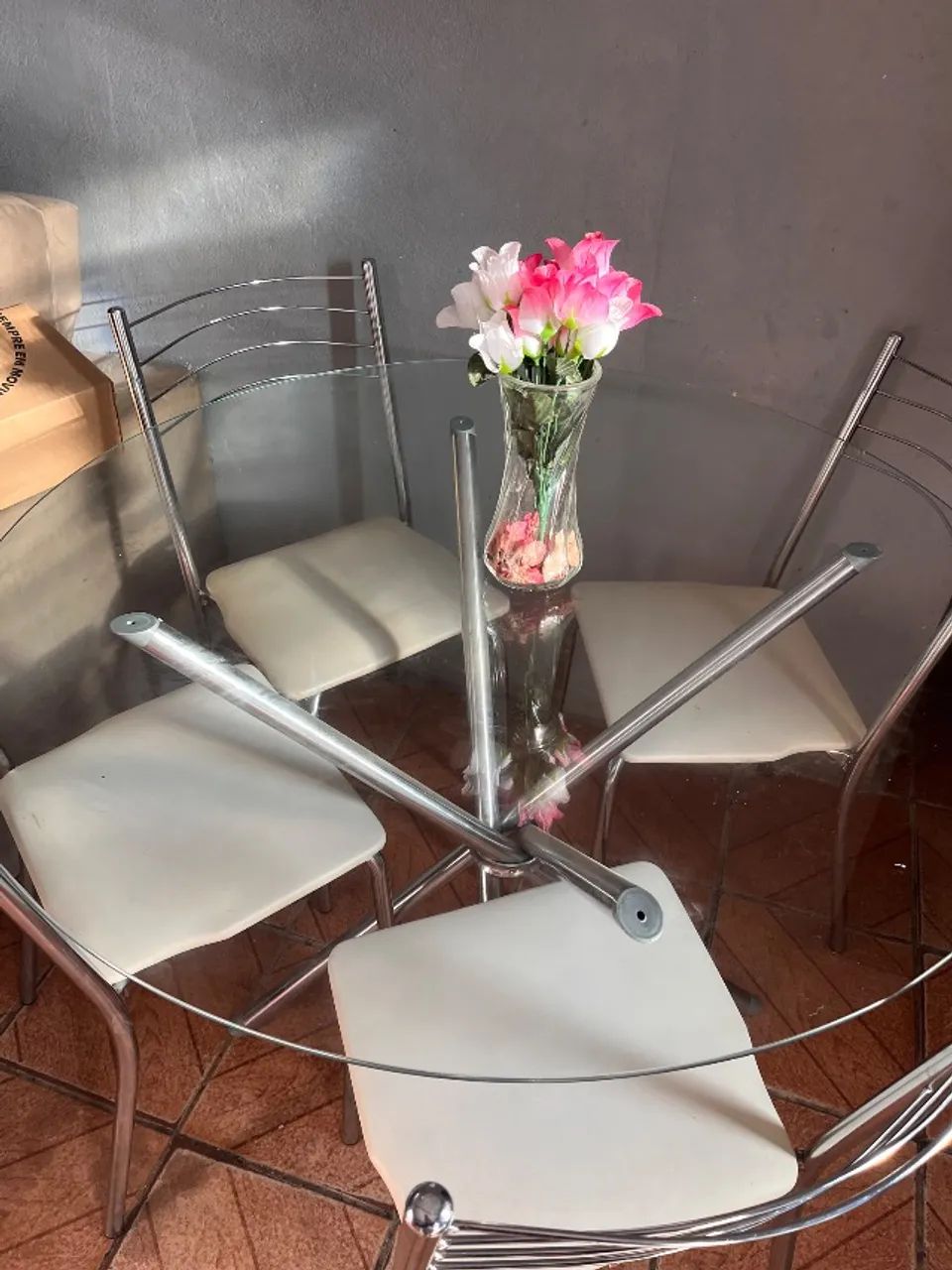 Mesa de jantar redonda