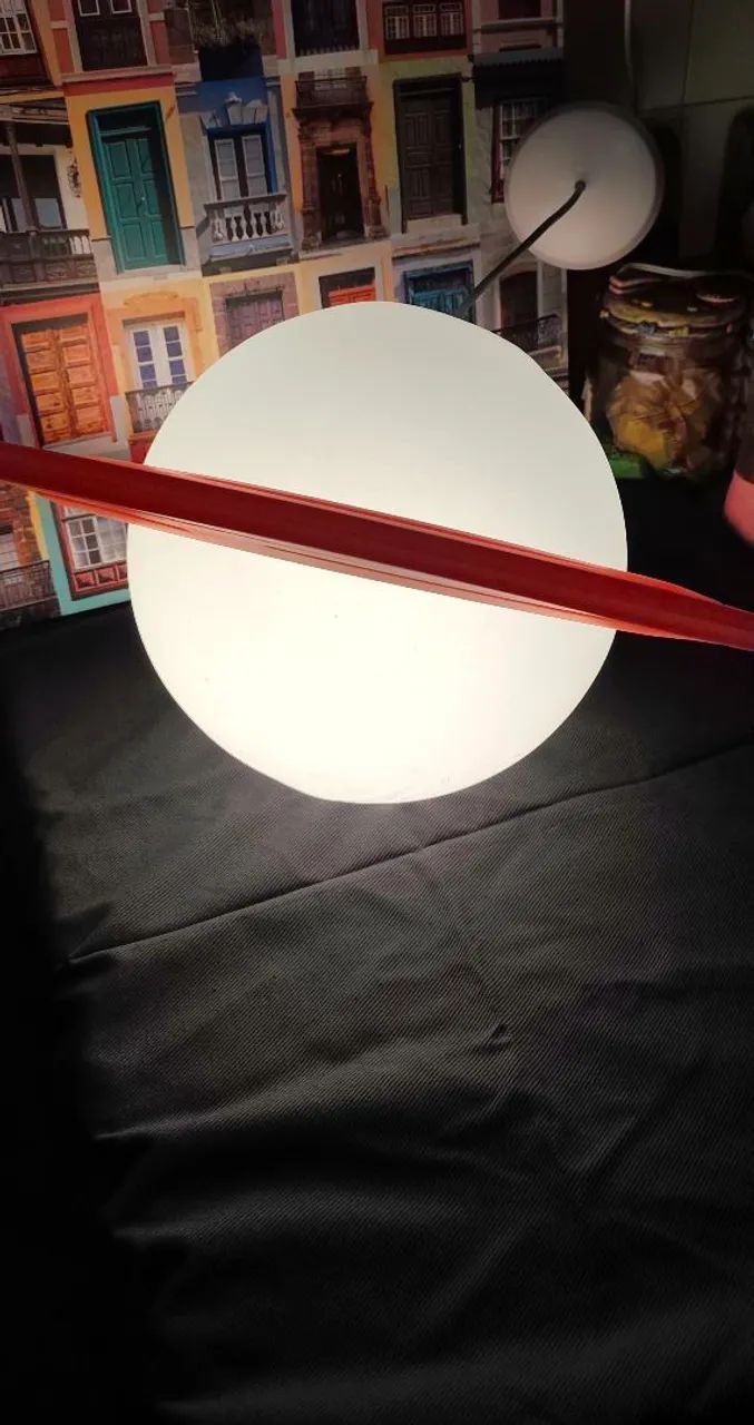 Luminária Saturno  Decorativa 53 cm - Design Moderno e Sofisticado - Foto 2
