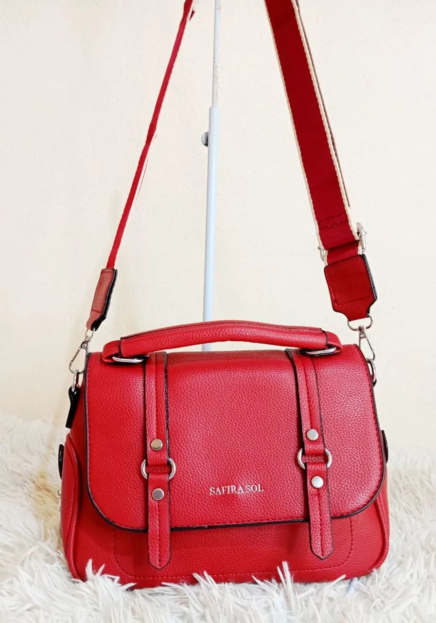 Bolsa Média Feminina Red  - Foto 4