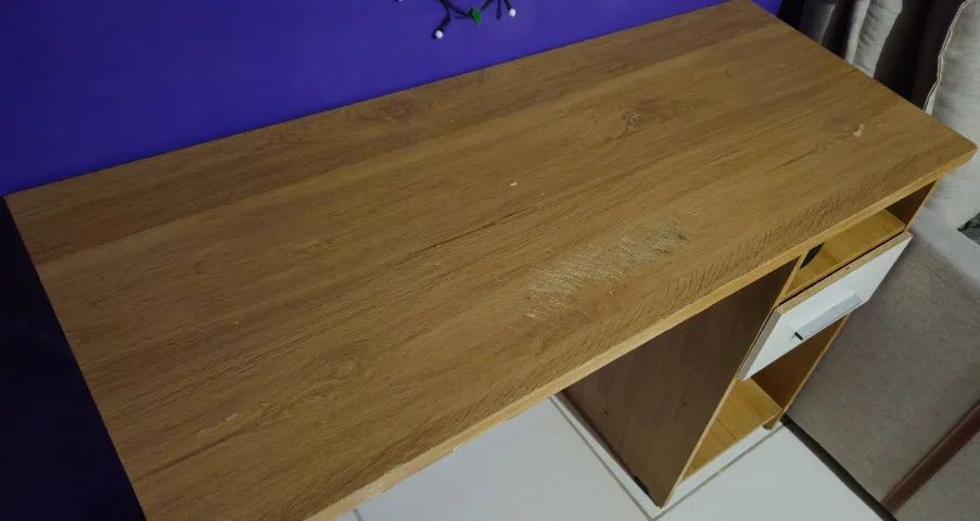 Mesinha de Escritório com gaveta - Usada - Foto 3