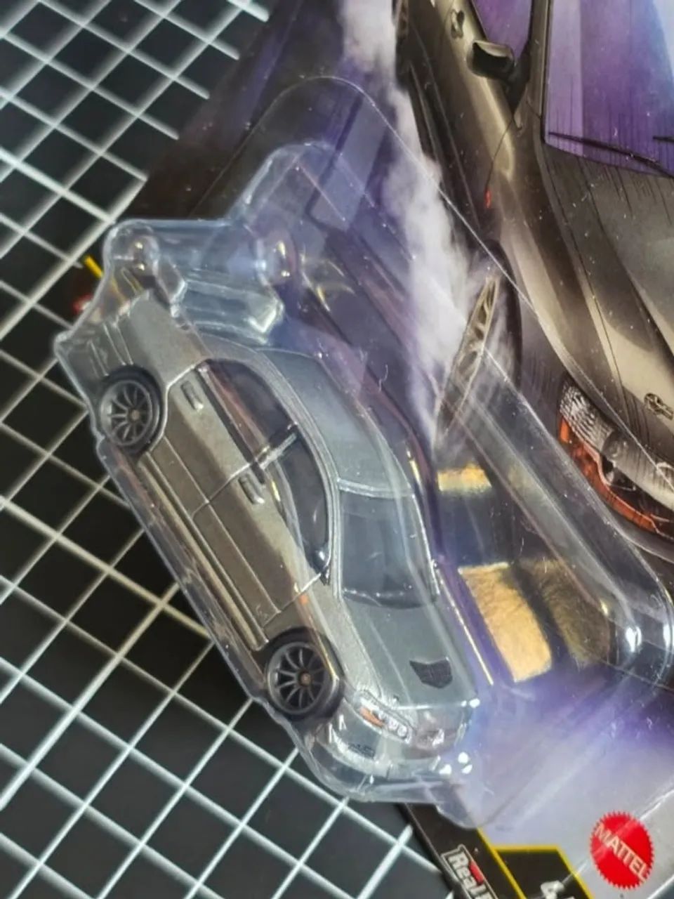 Mitsubishi Lancer Evolution IX Cinza - Hot Wheels Premium - Foto 2