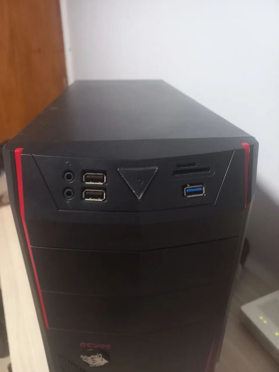 Gabinete JAVA Preto e Vermelho - Foto 4