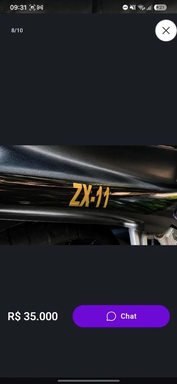 Ninja Zx-11 1100cc 1992 - 1535632289 | OLX