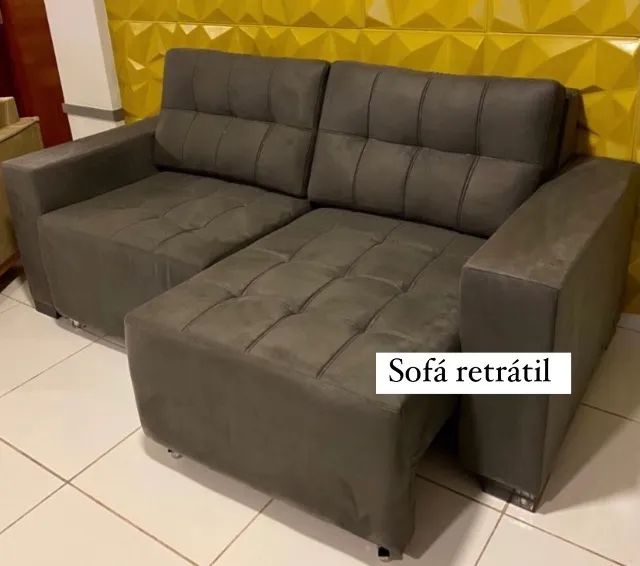Sofá retrátil na promoção  - Foto 4