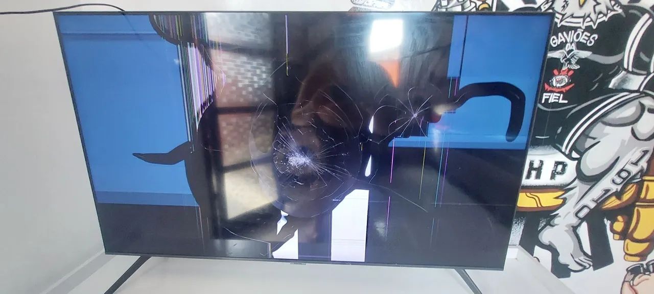 Tv samsung 50 polegadas tela quebrada para retiradas de peças 