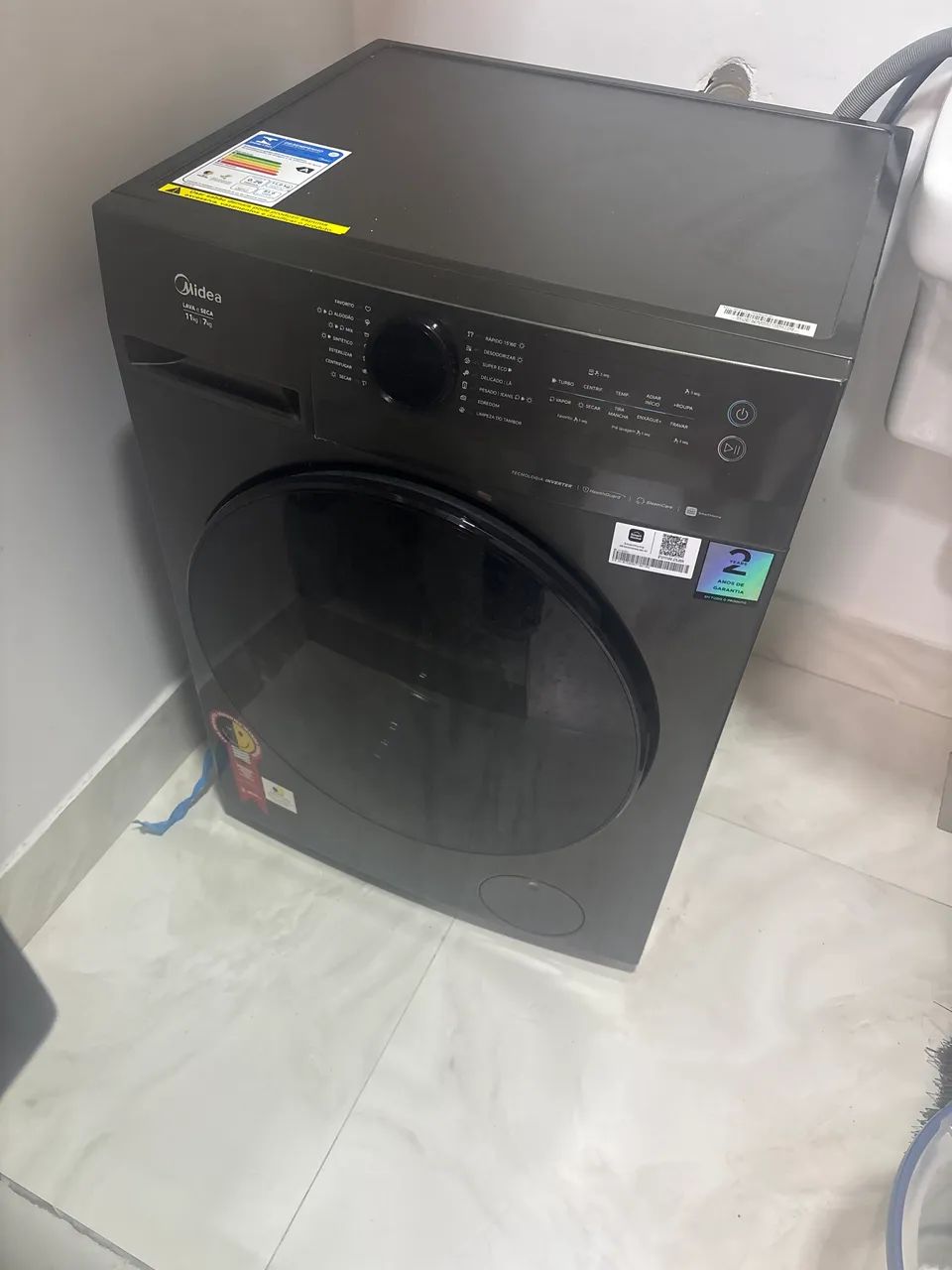 Máquina lava e seca midea