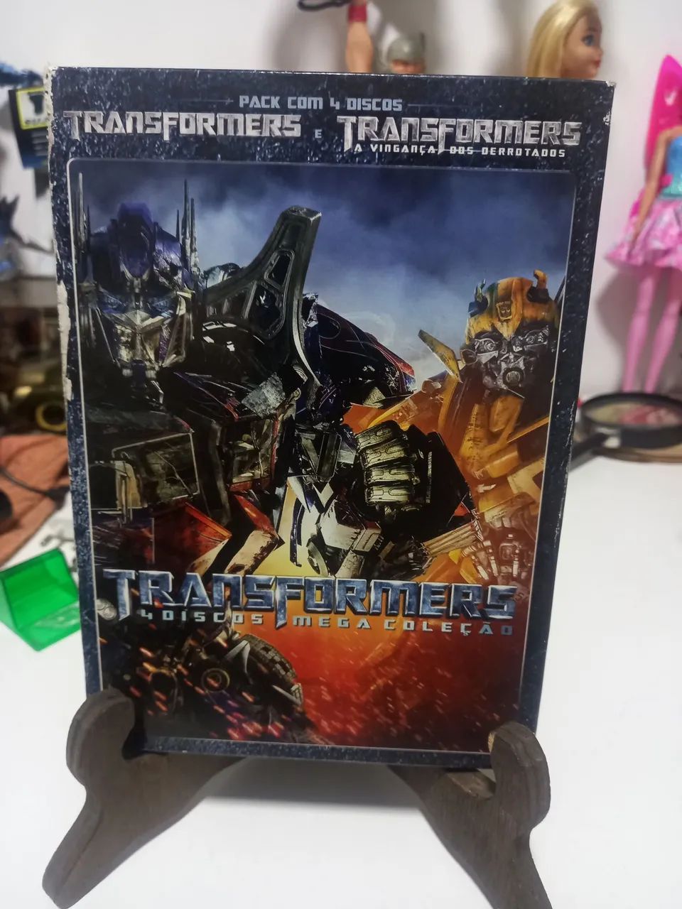 DVD TRANSFORMERS PACK COM 4 DISCO