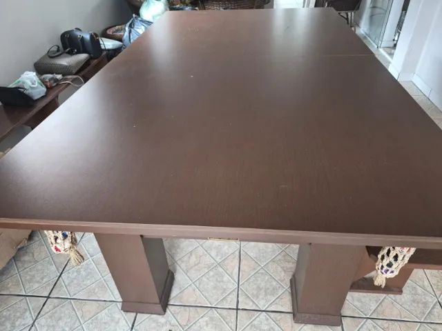 Mesa de Sinuca Residencial com Tampo de Jantar