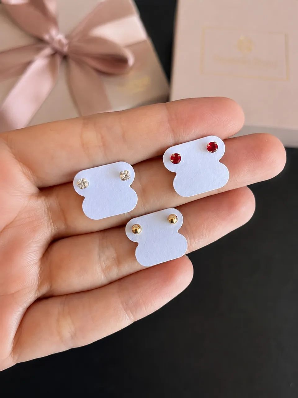 Brincos novos de ouro 18k