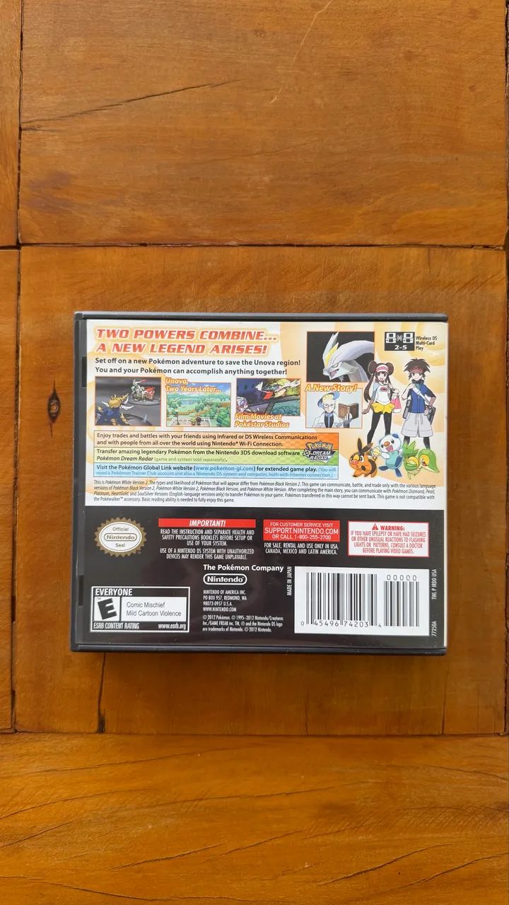 Jogo Pokémon White Version 2 Original - Foto 5