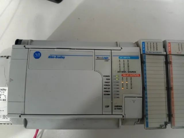 PLC MICROLOGIX 1500 + CARTÕES DE ENTRDA E SAIDA