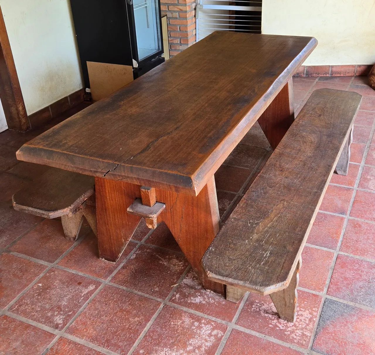 Mesa Rustica de Madeira - Foto 3
