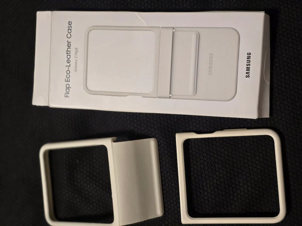 Capa para celular  Samsung Galaxy Z Flip 5 couro - Foto 2