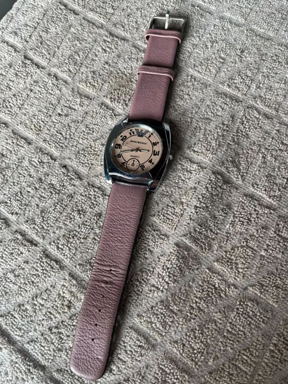 Emporio Armani AR0645 Original - Quartzo - Mostrador Rosé