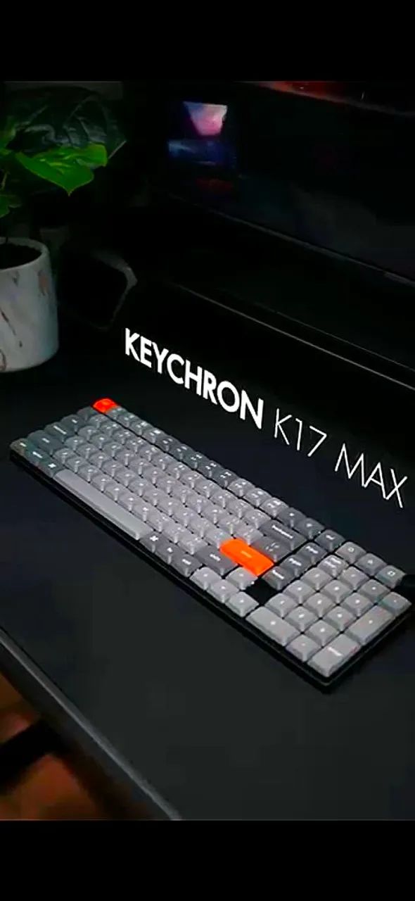 LINDO Teclado Keychron K17 Max - Topo de Linha