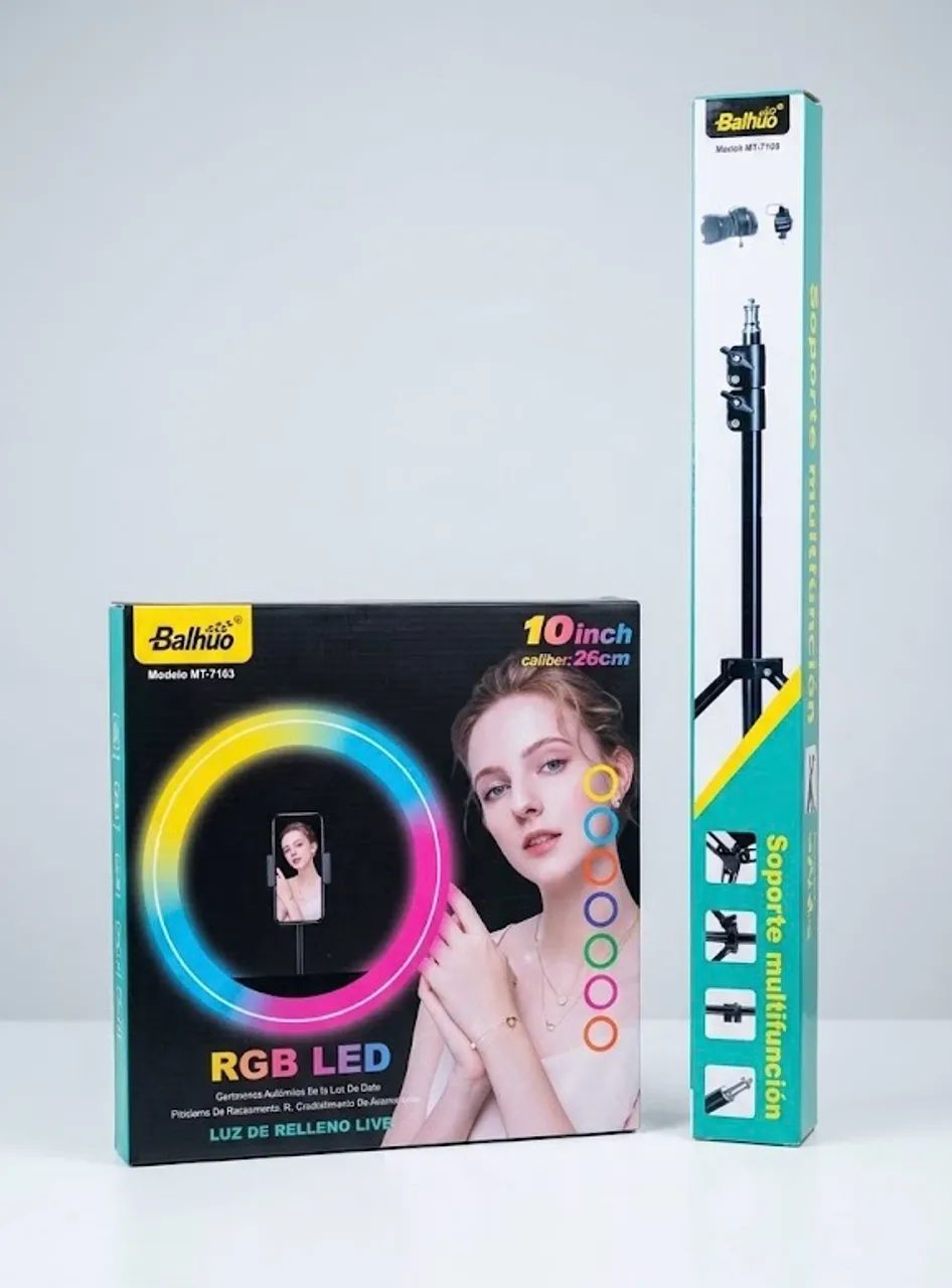 Ring Light 10 polegadas todas as cores RGB