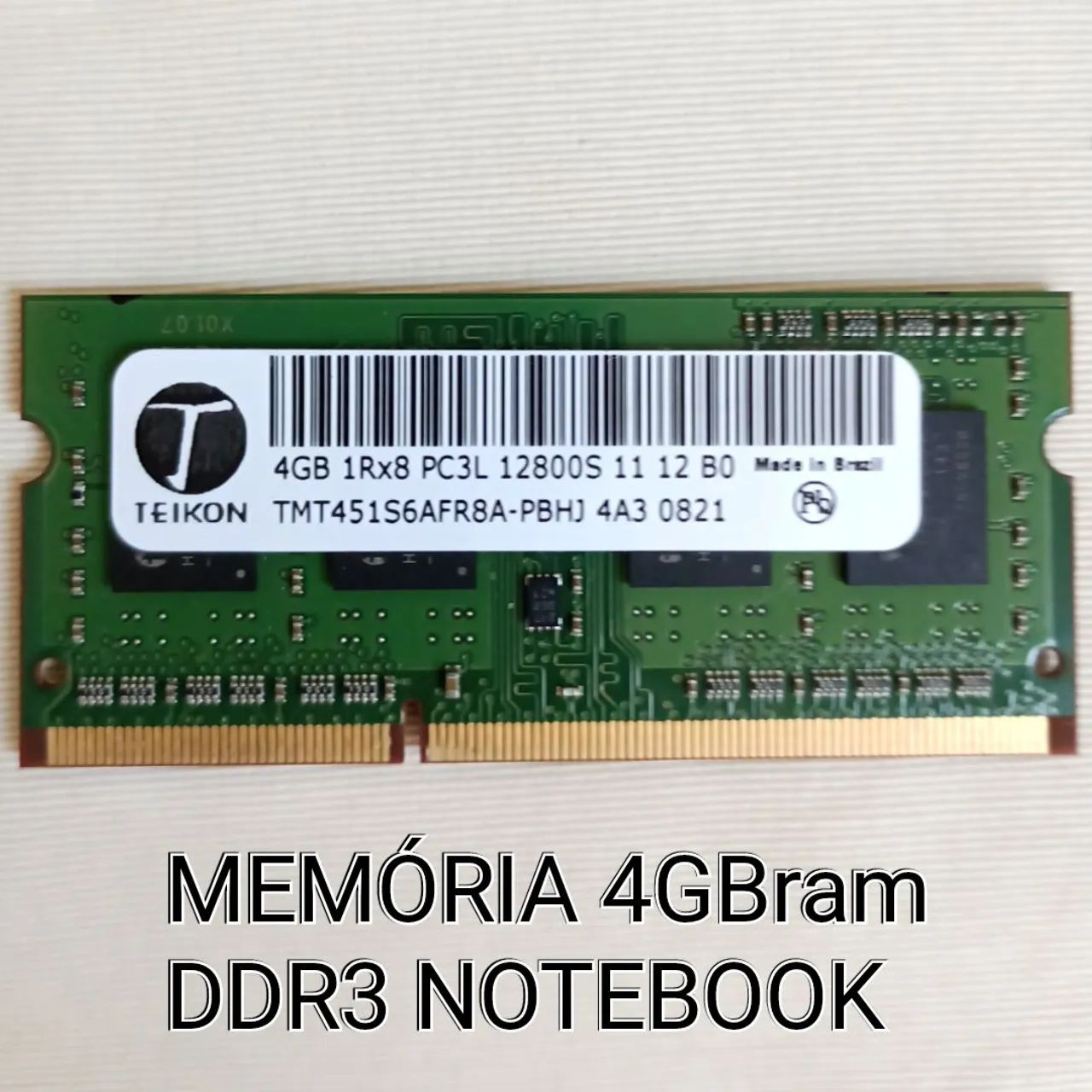 2-Memorias Para Notebook DDR3 ( 6gbram ) - Foto 2