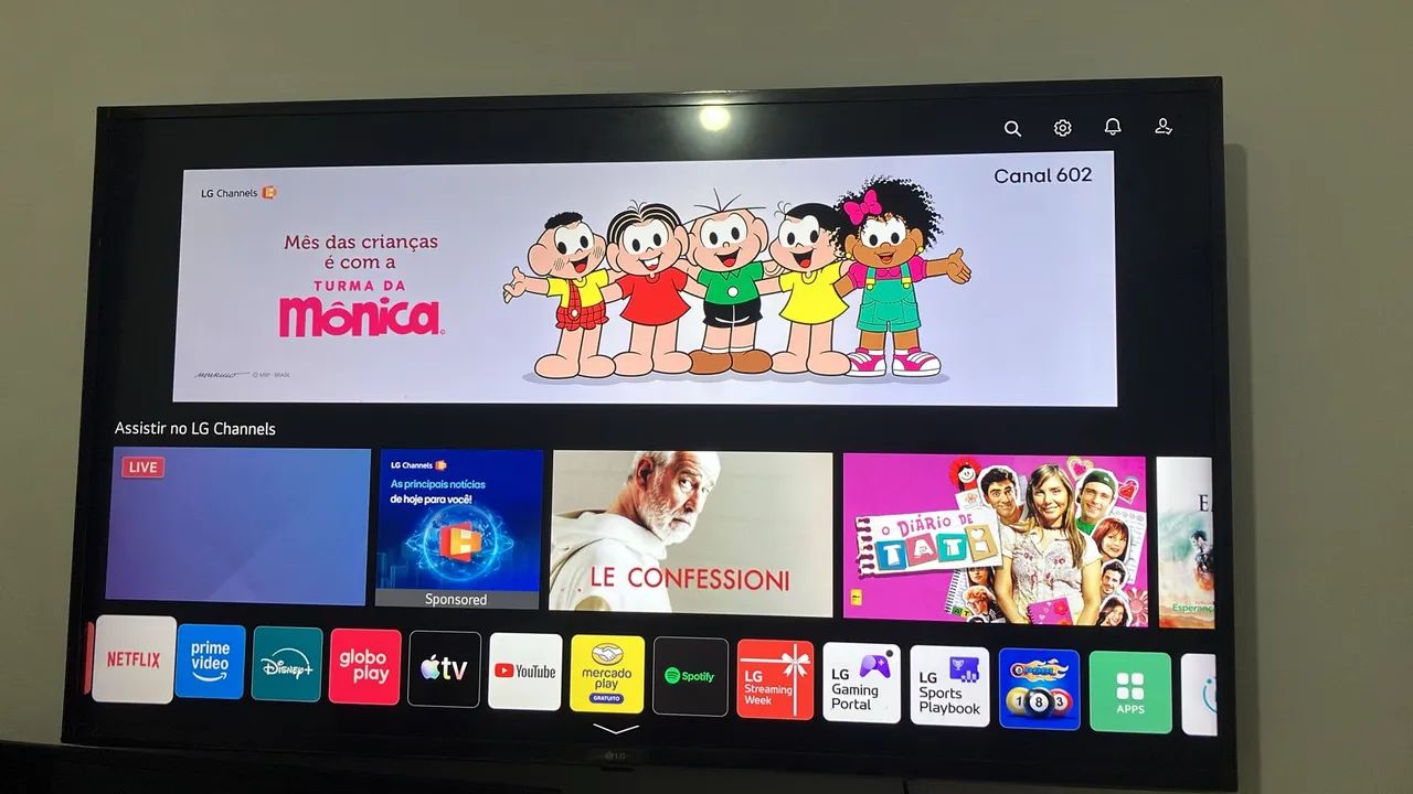 TV 55 polegadas smart 