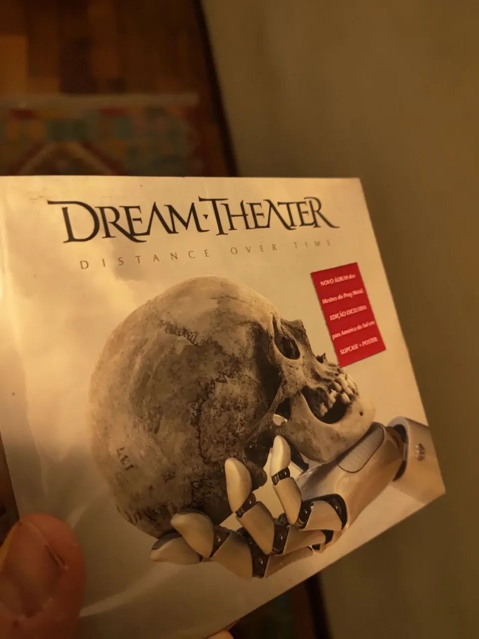 Cd dream theater - distance over the time (lacrado) 