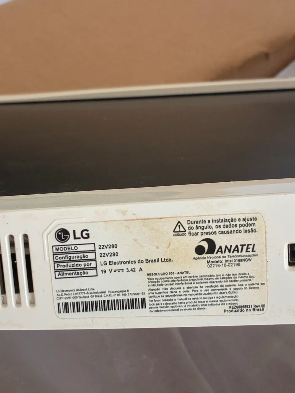 Computador LG all in one modelo 22v280: grátis roteador Intelbras win300, novo. - Foto 4