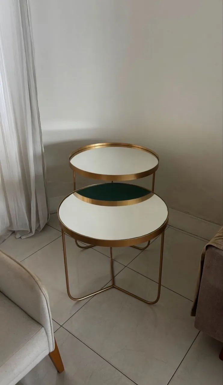 Conjunto de mesa lateral