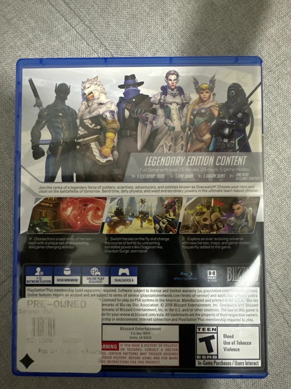 Jogo PS4 PS5 Overwatch Legendary Edition  - Foto 3