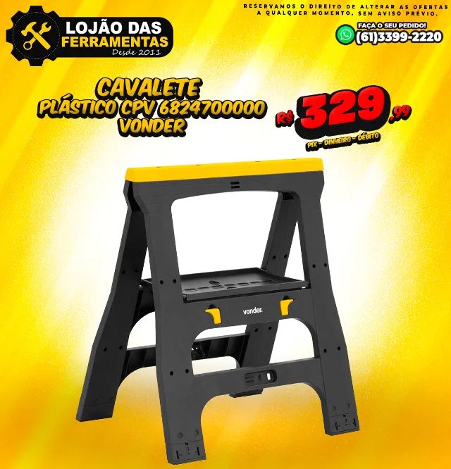 Cavalete Plástico CPV 6824700000 Vonder