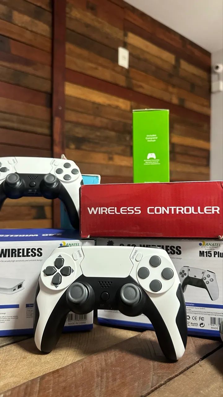Vídeo game com controles wireless pronta entrega 