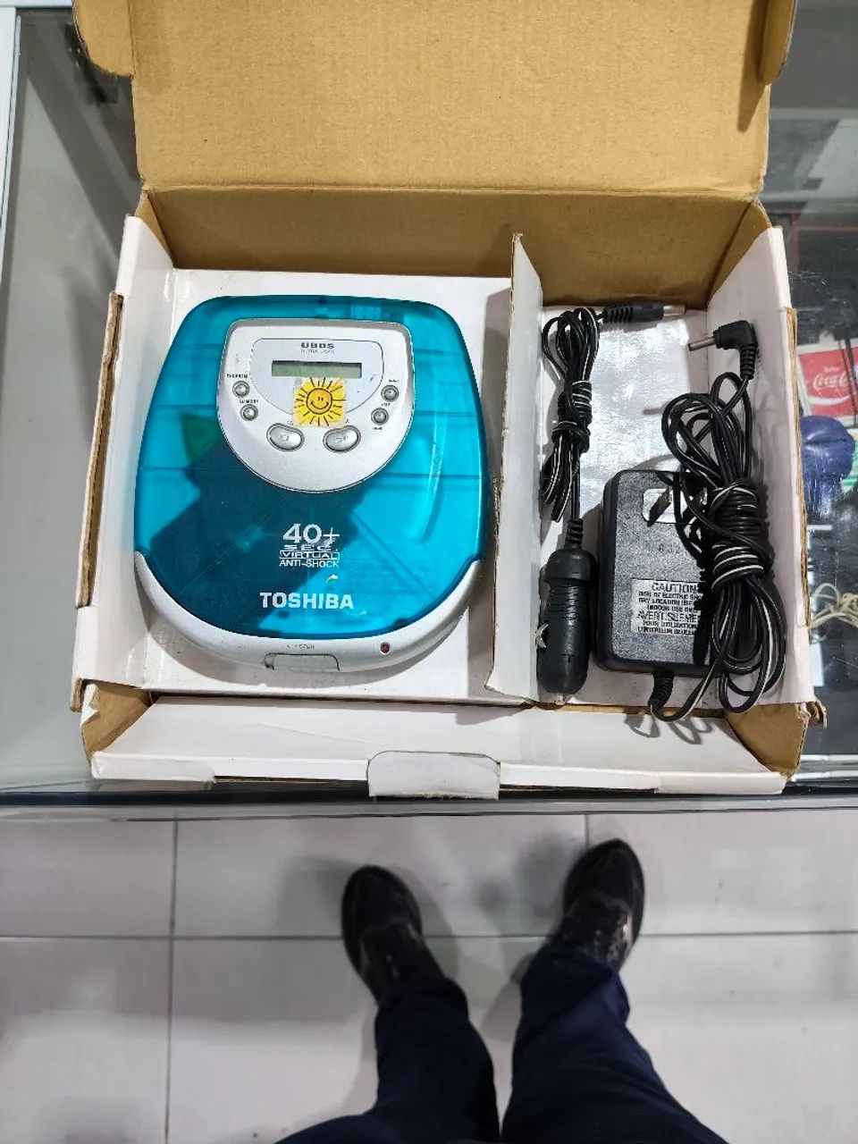 QDiscman Toshiba CDP 4147 Retrô - Caixa Original (Para Restauro