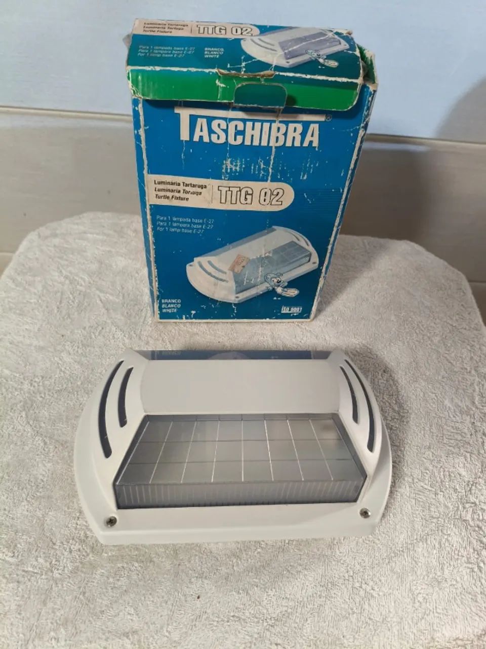 Luminária Tartaruga Ttg 02 Branca - Taschibra - Foto 3